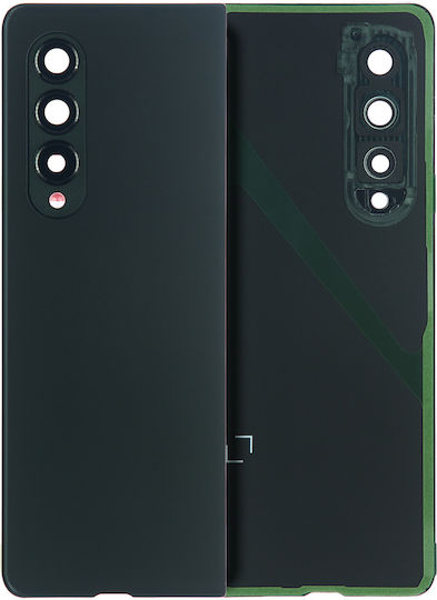 Back Cover Glass Camera Lens Samsung Galaxy Z Fold 3 Service Pack Phantom Black