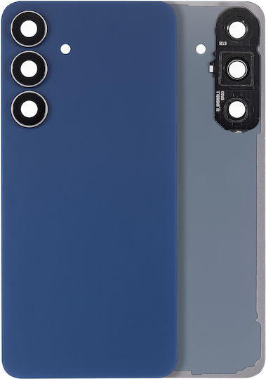 Back Cover Glass Camera Lens Samsung Galaxy S25 Fe No Logo Aftermarket Plus Navy
