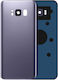 Back Cover Glass Kameraobjektiv Samsung Galaxy S8 Service Pack Orchidee Grau