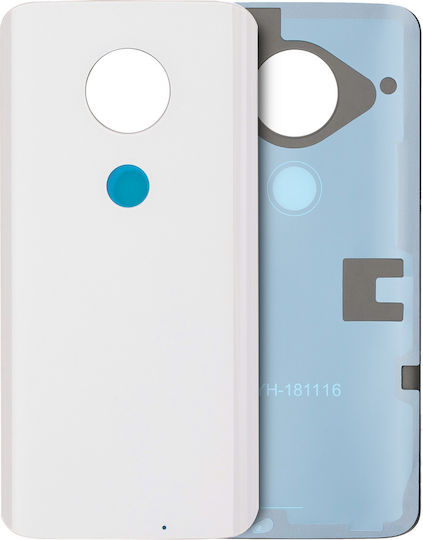 Back Cover Glass Motorola Moto G7 Xt1962 2019 Clear White