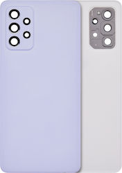 Back Cover Glass Camera Lens Samsung Galaxy A72 A725 2021 Service Pack Violet