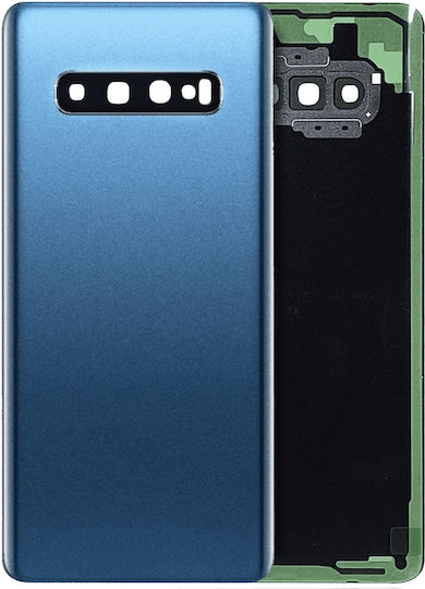 Back Cover Glas Kameraobjektiv Samsung Galaxy S10 Plus Kein Logo Aftermarket Plus Prism Blau