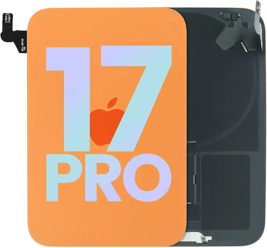 Back Glass W Magsafe Magnet & Nfc Iphone 17 Pro Service Pack Cosmic Orange