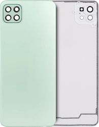 Back Cover Glass Samsung Galaxy A22 5g A226 2021 Service Pack Green