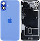 Back Glass W Magsafe Magnet & Nfc & Flashlight Flex Iphone 16 Plus Genuine Oem Ultramarine