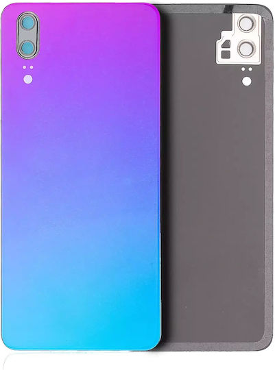 Back Cover Glas Kameraobjektiv Huawei P20 Aurora