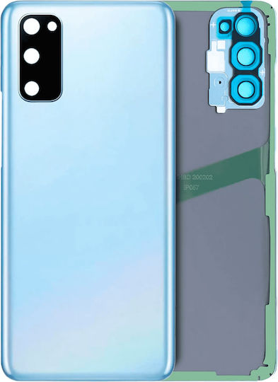 Capac Spate Sticlă Lentilă Cameră Samsung Galaxy S20 Pachet Service Albastru Cer