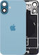 Задно Стъкло С Магнит W Magsafe И Nfc И Фенерче Гъвкав За iPhone 16 Plus Uk Eu Версия Оригинален Oem Тюркоазен