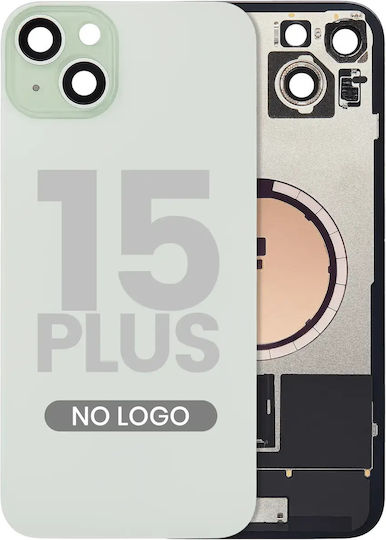 Back Glass W Magsafe Magnet Iphone 15 Plus No Logo Aftermarket Green