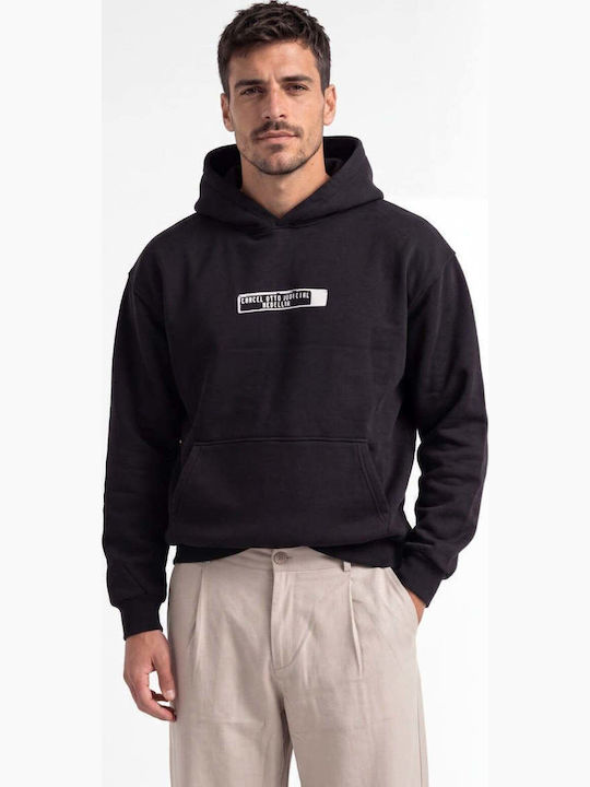 Hooded Black Sweatshirt