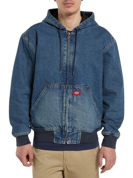 Dickies Hilham Τζιν Μπουφάν Washed Blue