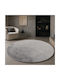 Teoran Round Grey Rug Φ120cm