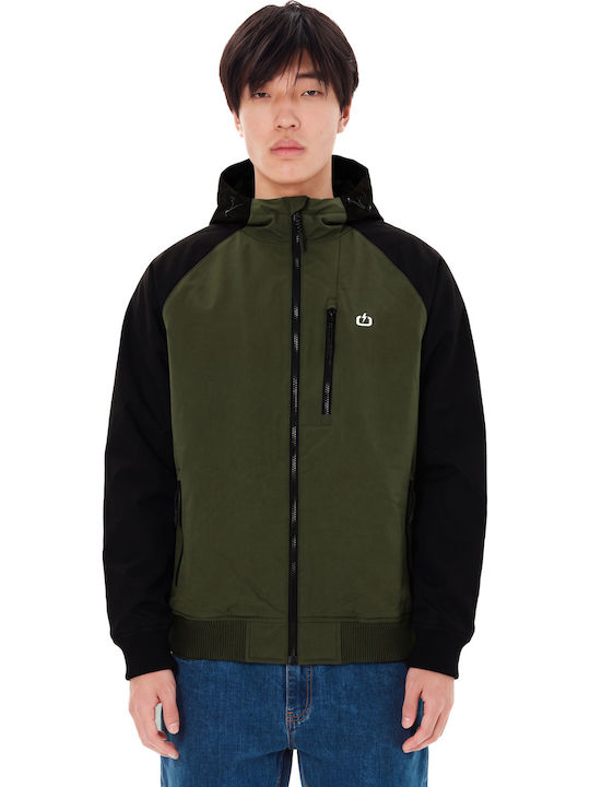Emerson Мъжко яке Бомбър Водоустойчиво D.olive/black