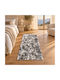 My Home Luxury Rutschfester Rechteckiger Zotteliger Teppich Grau 80x140cm