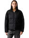Дамско Puffer яке за зима Black
