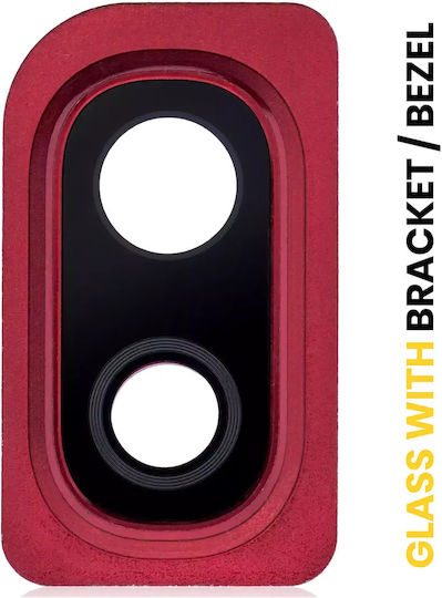 Back Camera Lens Bracket Bezel Samsung Galaxy A10 A105 2019 Red