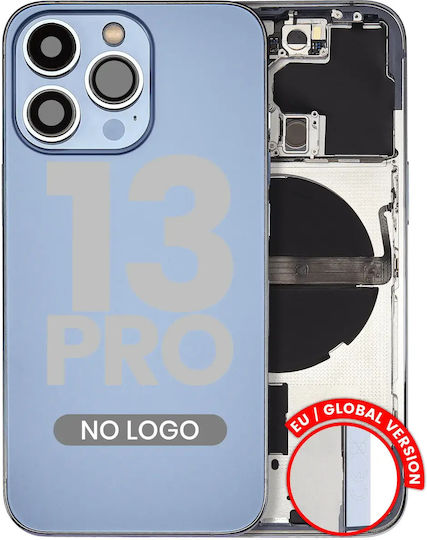 Back Housing W Kleine Teile Iphone 13 Pro Eu Global Version Aftermarket Plus Sierra Blau