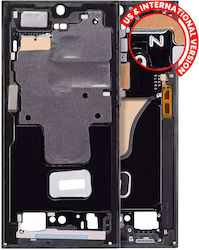 Mid-frame Housing Samsung Galaxy S23 Ultra 5g Us & International Version Phantom Black