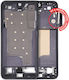 Mid-frame Housing Samsung Galaxy S25 5g Us & International Version Blue Black
