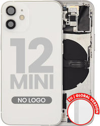 Back Housing W Small Parts Iphone 12 Mini Eu Global Version Aftermarket Plus White