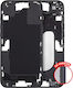 Mid-frame Housing Power Volume Button Iphone 16 Plus Us Version Aftermarket Plus Black