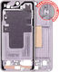 Mid-frame Housing Samsung Galaxy S23 5g Us & International Version Lavender
