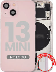 Back Housing W Small Parts Iphone 13 Mini Eu Global Version Aftermarket Plus Pink