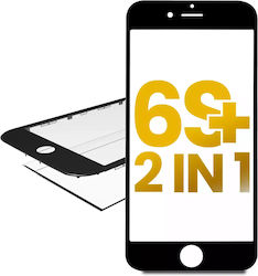 2 In 1 Front Glass + Frame Pre-installed Iphone 6s Plus Black 2 Pack 2 In 1 Front Glass + Frame Pre-installed Iphone 6s Plus Black 2 Pack