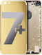 Back Housing W Small Parts Iphone 7 Plus No Logo Aftermarket Plus Gold