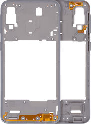 Mid-Frame Housing Samsung Galaxy A40 A405 2019 Aftermarket Plus Weiß