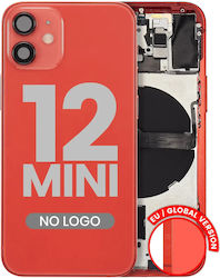 Back Housing W Small Parts Iphone 12 Mini Eu Global Version Aftermarket Plus Red