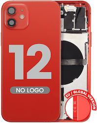 Back Housing W Small Parts Iphone 12 Eu Global Version Aftermarket Plus Red