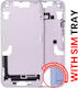 Mid-frame Housing W Small Parts Iphone 14 Plus Eu Global Version Aftermarket Plus Purple