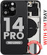 Back Housing W Small Parts Iphone 14 Pro Eu Global Version Aftermarket Plus Space Black