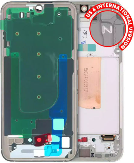 Mid-frame Housing Samsung Galaxy S23 Fe Us & International Version Cream