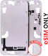 Mid-frame Housing W Small Parts Iphone 14 Us Version Aftermarket Plus Purple