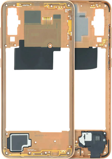Mid-frame Housing Compatible Samsung Galaxy A70 A705 Service Pack Orange
