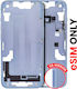 Mid-frame Housing W Small Parts Iphone 14 Us Version Aftermarket Plus Blue
