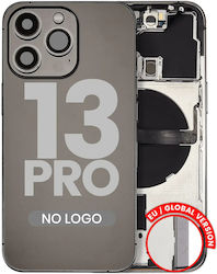 Back Housing W Small Parts Iphone 13 Pro Eu Global Version Aftermarket Plus Graphite