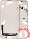 Mid-frame Housing W Small Parts Iphone 15 Plus Eu Global Version Aftermarket Plus Yellow