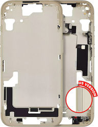 Mid-frame Housing W Small Parts Iphone 15 Us Version Aftermarket Plus Yellow Mid-frame Housing W Small Parts Iphone 15 Us Version Aftermarket Plus Yellow