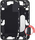 Mid-frame Housing Power Volume Button Iphone 16 Eu Global Version Aftermarket Plus Black