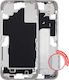 Mid-frame Housing Power Volume Button Iphone 16 Plus Eu Global Version Aftermarket Plus White