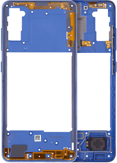 Mid-frame Housing Samsung Galaxy A41 A415 2020 Aftermarket Plus Prism Crush Blue