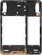 Mittleres Gehäuse Samsung Galaxy A30s A307 2019 Prism Crush Schwarz