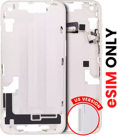 Mid-frame Housing W Small Parts Iphone 14 Us Version Aftermarket Plus Starlight