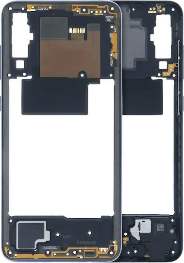 Mid-frame Housing Compatible Samsung Galaxy A70 A705 Service Pack Black