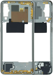 Mid-frame Housing Compatible Samsung Galaxy A70 A705 Service Pack White