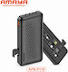Amaya Apb-p119 Външна батерия 10000mah 10w Вградени Кабели Usb-c Lightning & Micro Usb Черна