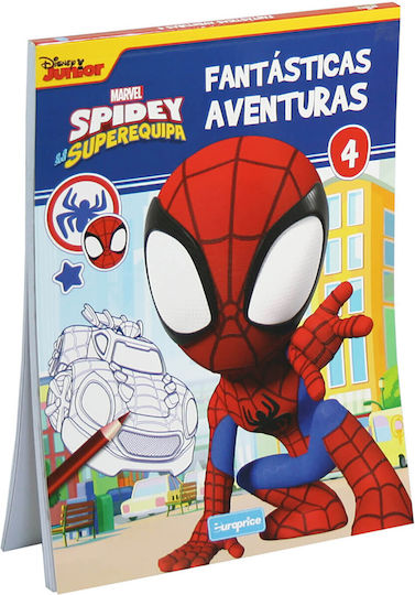 Europrice Disney Heroes Colouring Book Notebook 96 Pages 5 Types 4 3+ Years